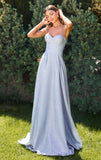 Krista Gown Glitter Dusted A line Bustier Dress