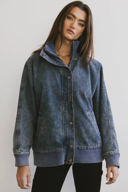 Paige Denim Jacket in Medium Wash FINAL SALE