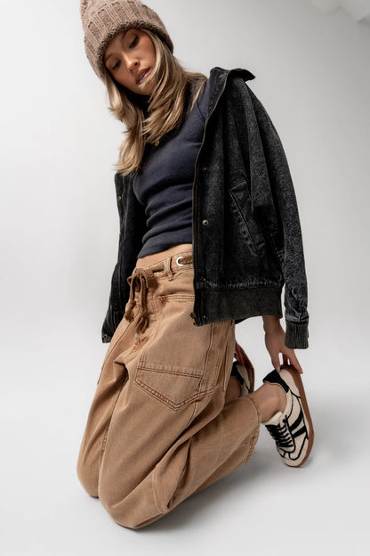 Paige Denim Jacket in Black FINAL SALE