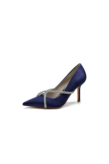 Party Pointed Toe Crystal High Heels