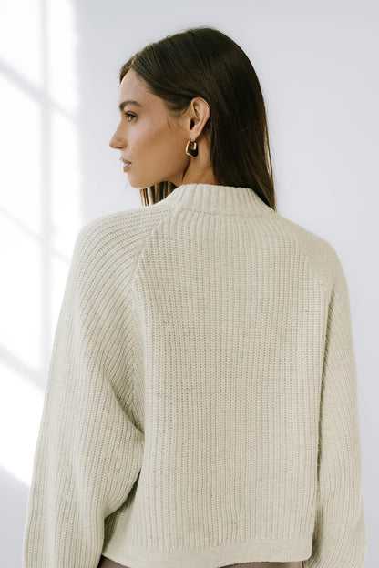 Shayla Knit Sweater in Ivory FINAL SALE