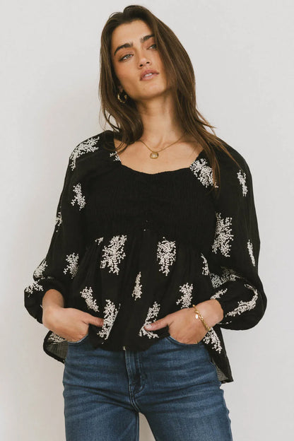 Sally Peplum Top FINAL SALE