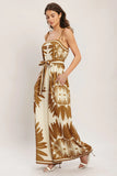 DESERT SUNBURST WIDE LEG JUMPSUIT