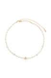 Pearls Double Sparkle Beaded Necklace Set