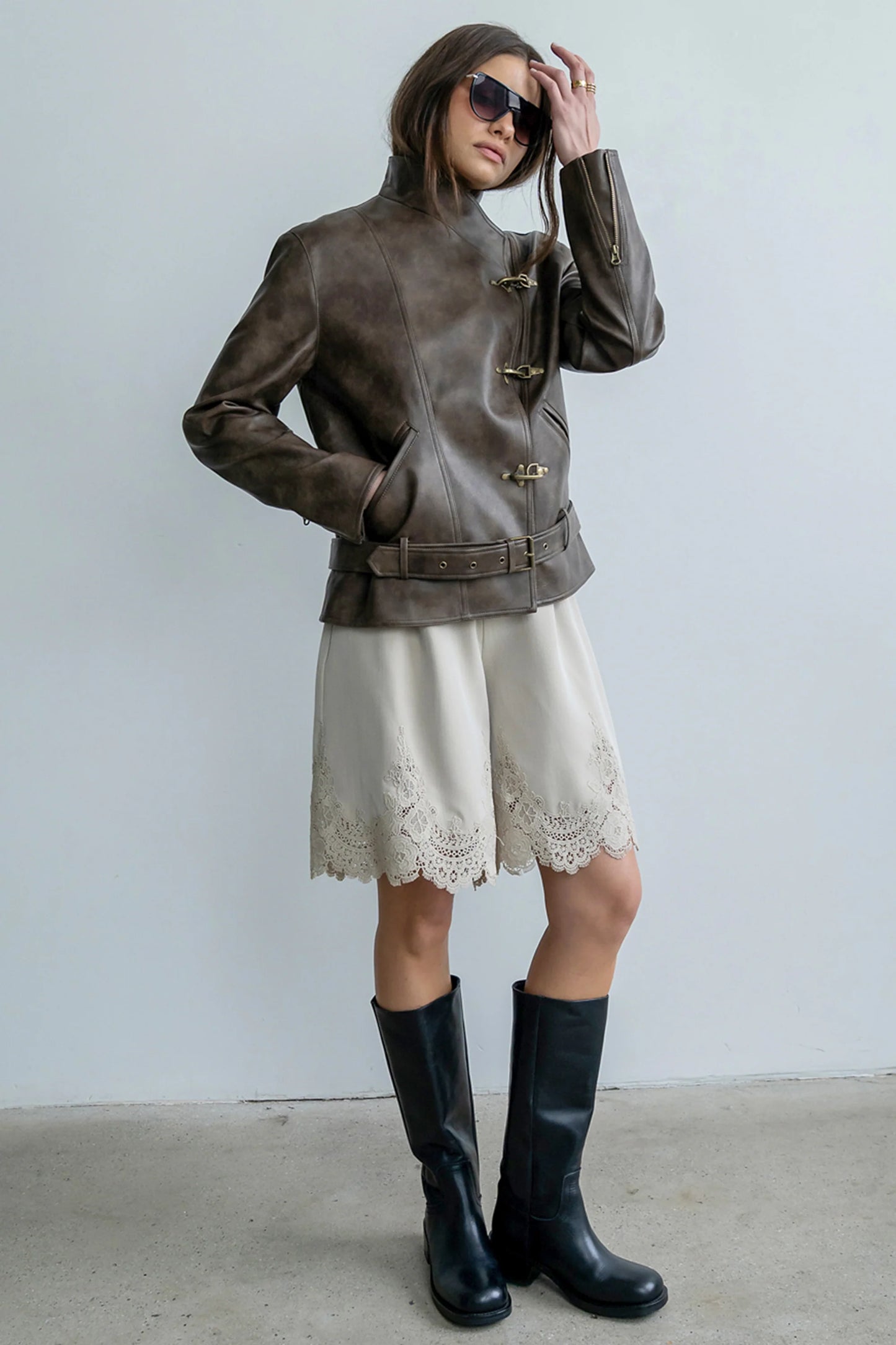 Danika Vegan Leather Jacket