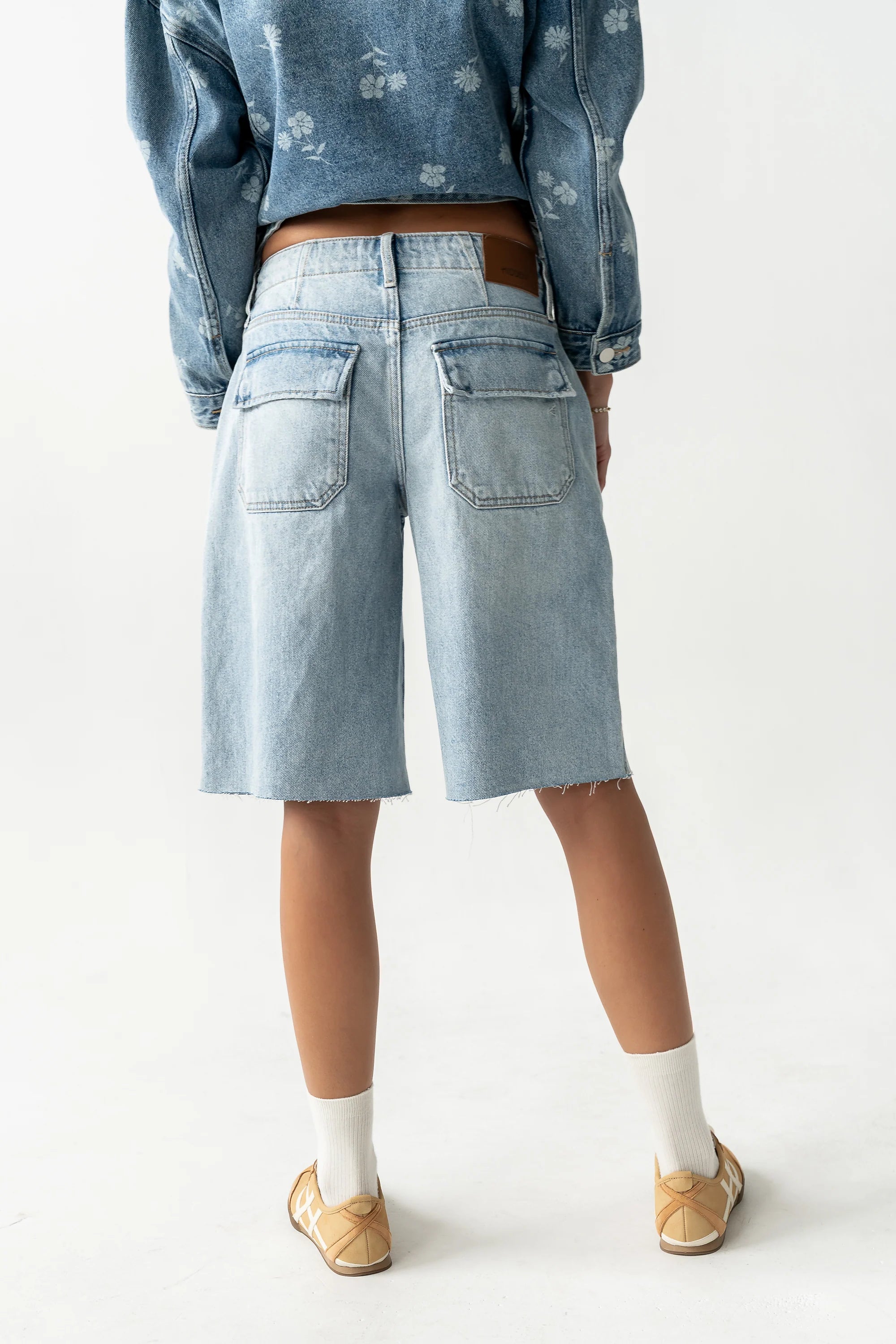 Halle Utility Bermuda Shorts
