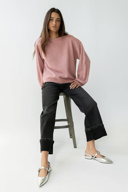 Josey Oversized Sweater in Pink FINAL SALE