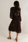 Jane Velvet Midi Dress FINAL SALE