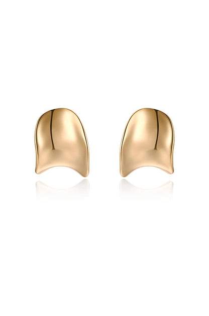 Curved Stud Earrings