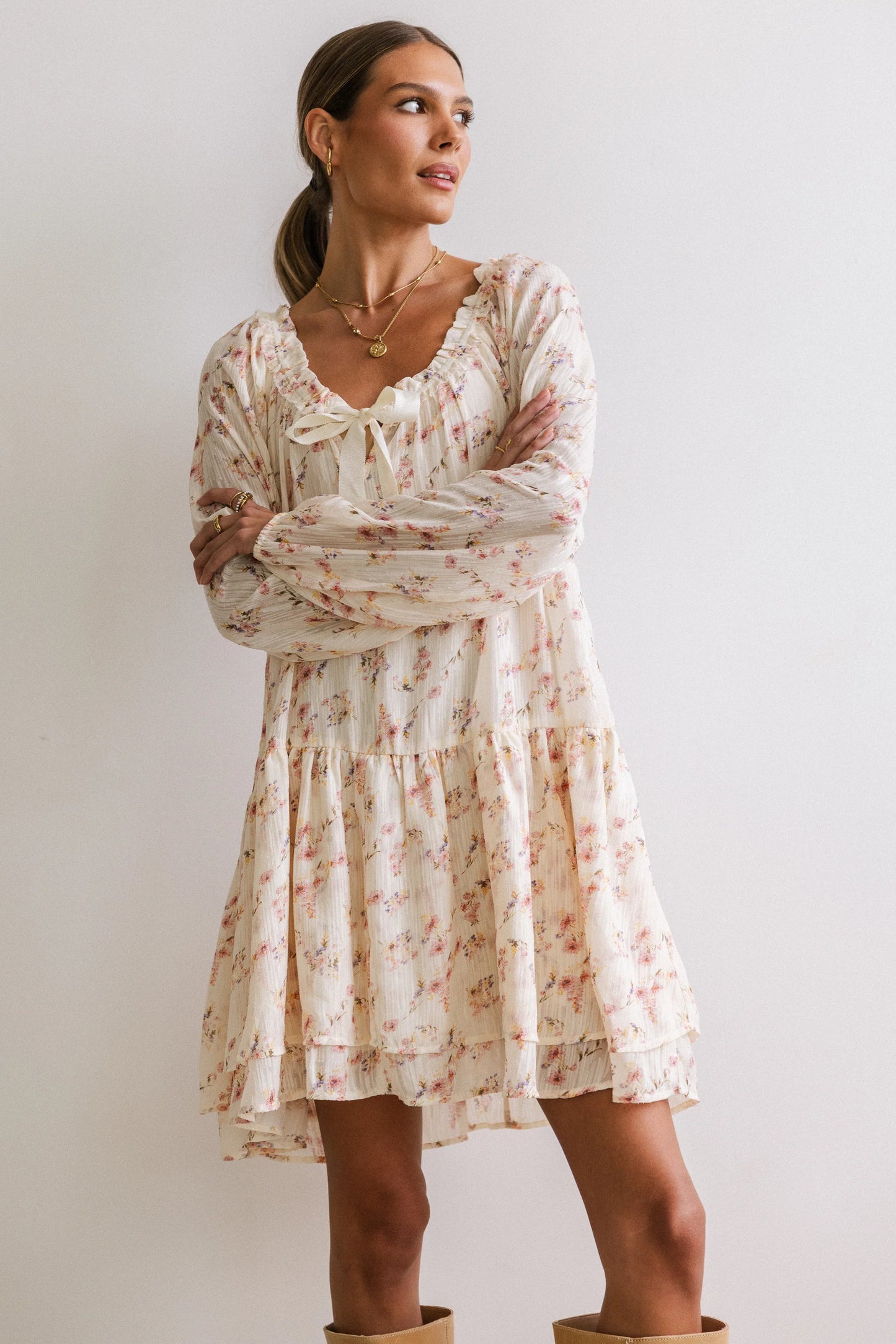 Tallie Floral Knee Length Dress FINAL SALE