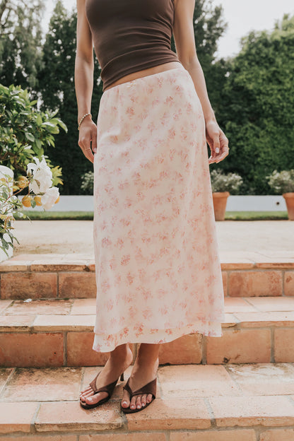 Emma Floral Midi Skirt