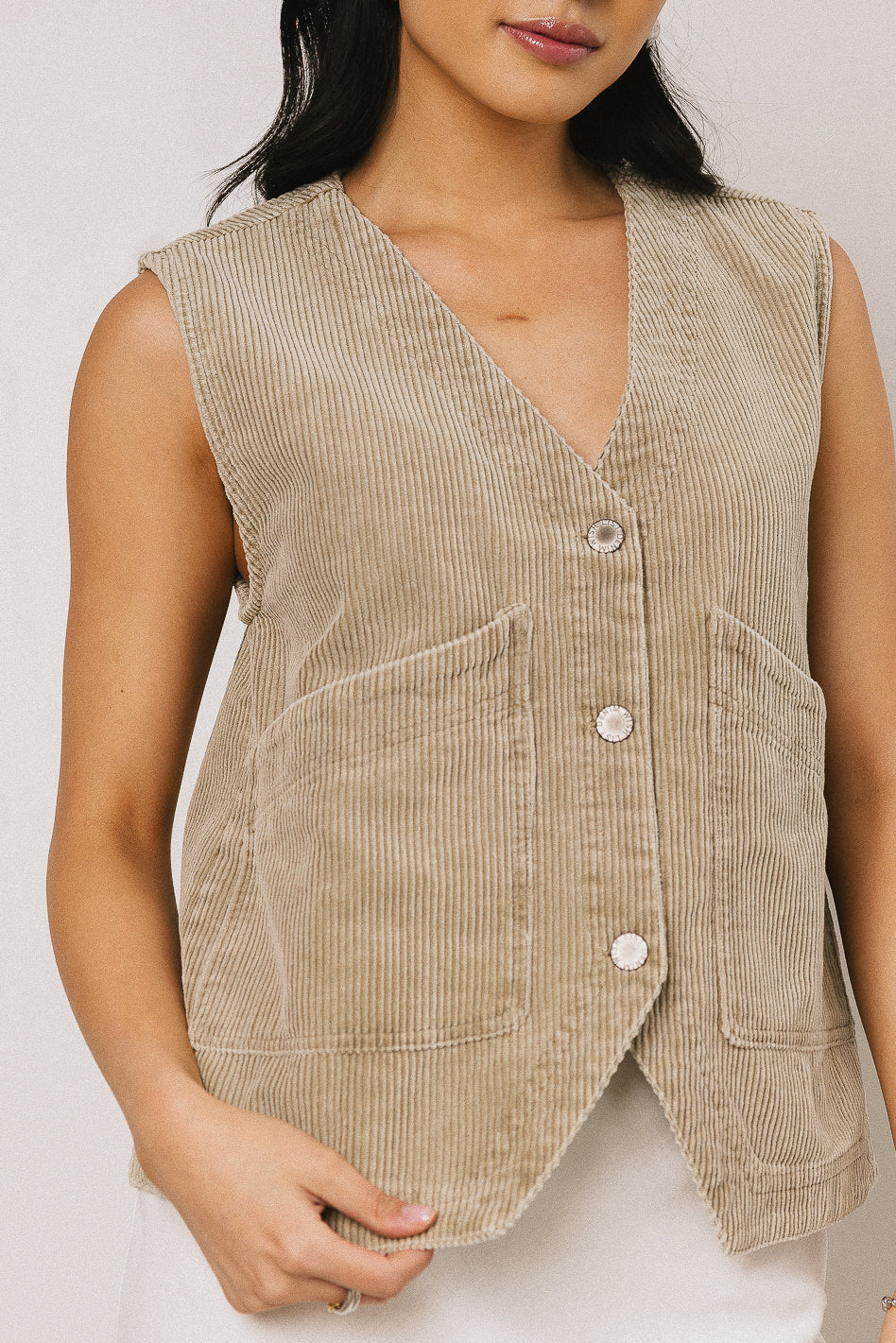 Devon Corduroy Vest FINAL SALE