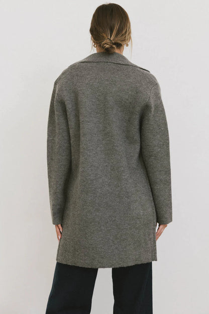 Micha Knitted Cardigan in Charcoal FINAL SALE