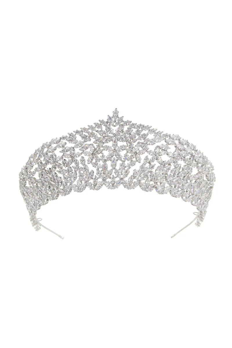 Vintage Zircon Wedding Crown