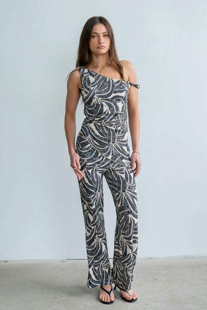 Minnie Abstract Wide Leg Pants