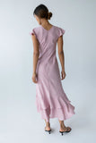 Mateo Floral Maxi Dress in Pink