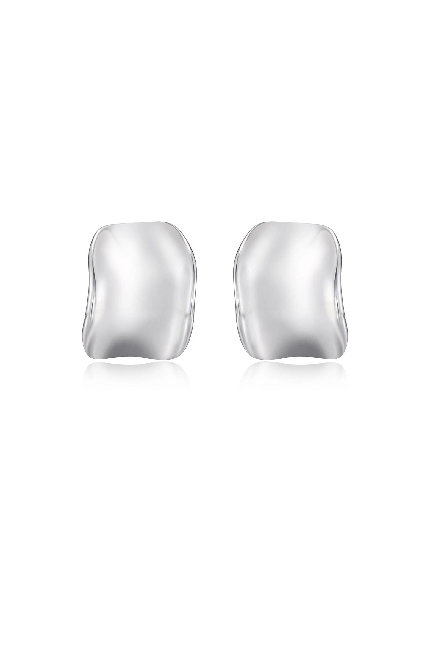 Curved Stud Earrings