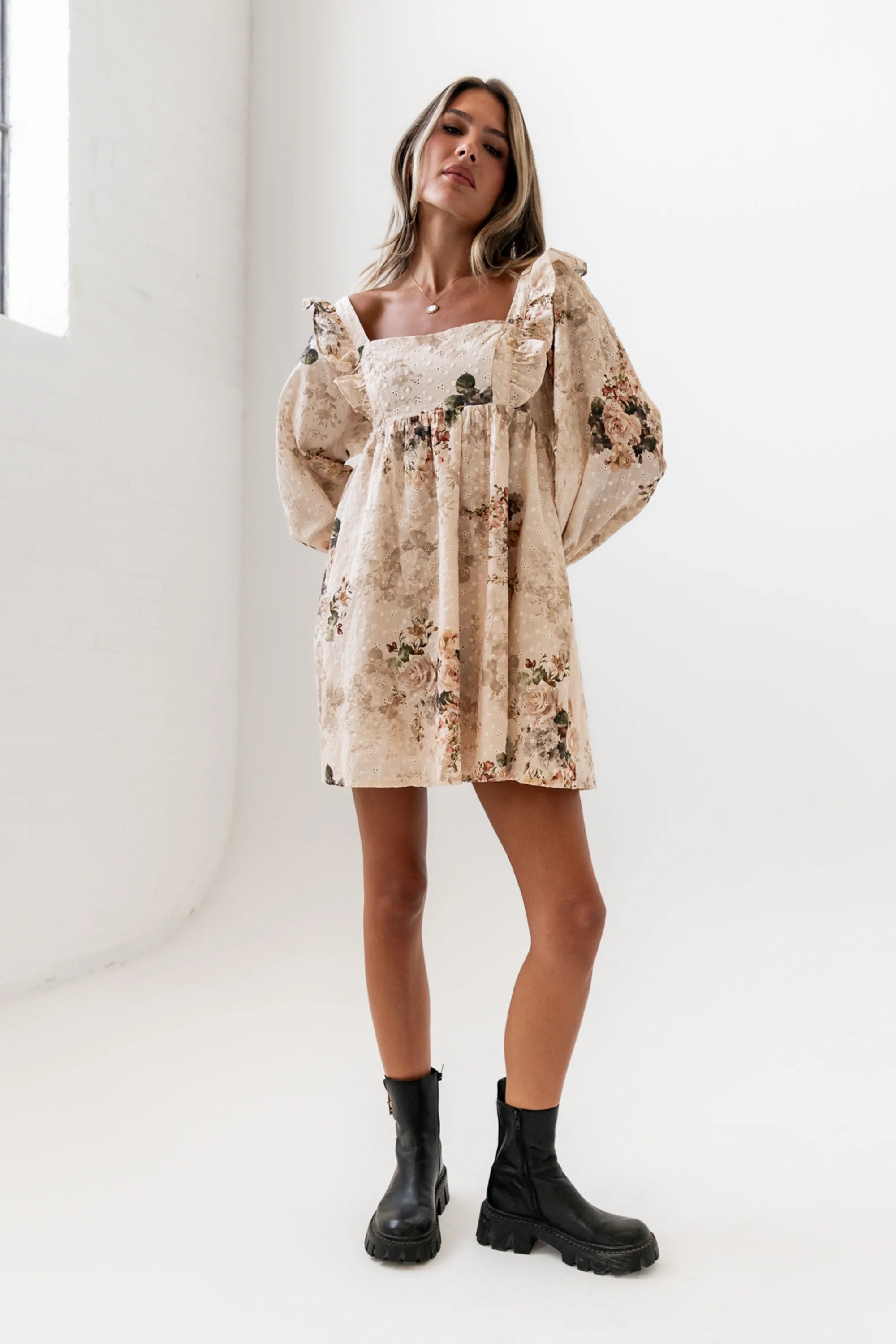 Kathy Floral Mini Dress FINAL SALE