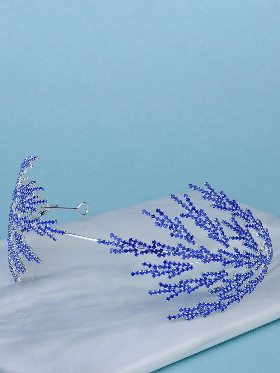 Metal Super Shiny Rhinestone Wide Headband Hair Accessories