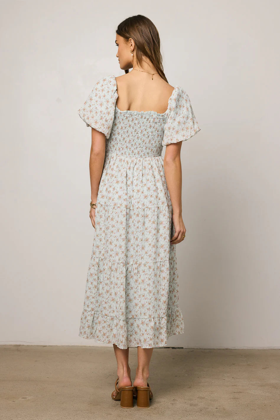 Asha Floral Midi Dress FINAL SALE