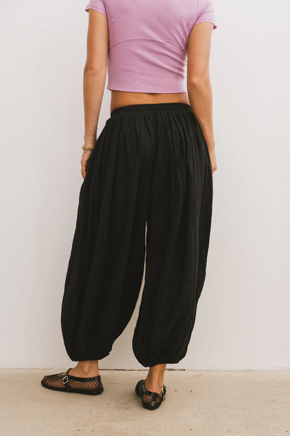 Jalen Loose Joggers in Black FINAL SALE