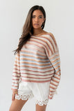 Nicole Striped Knit Sweater