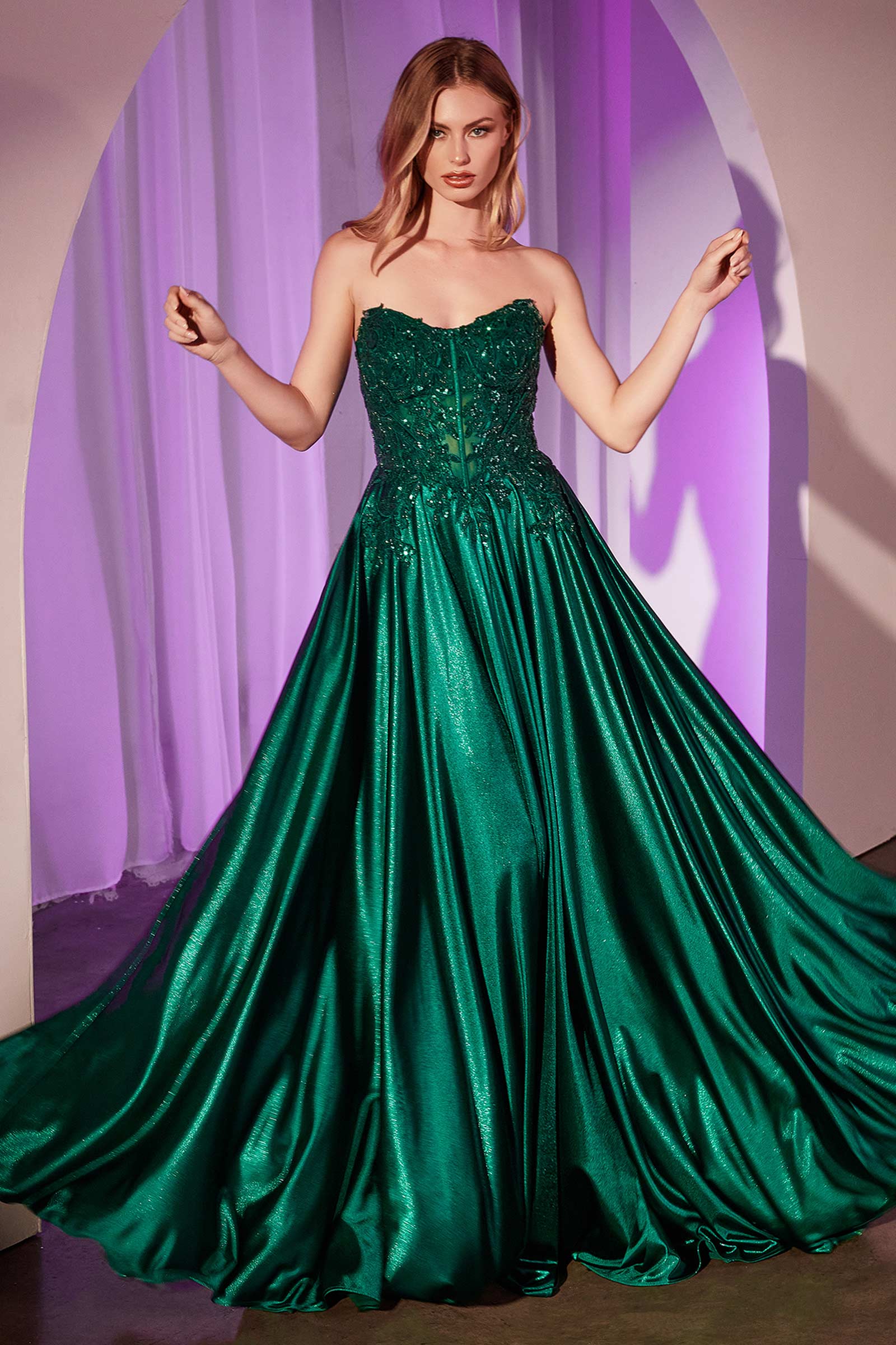 Bronwyn Gown A Line Dress With Removable Straps