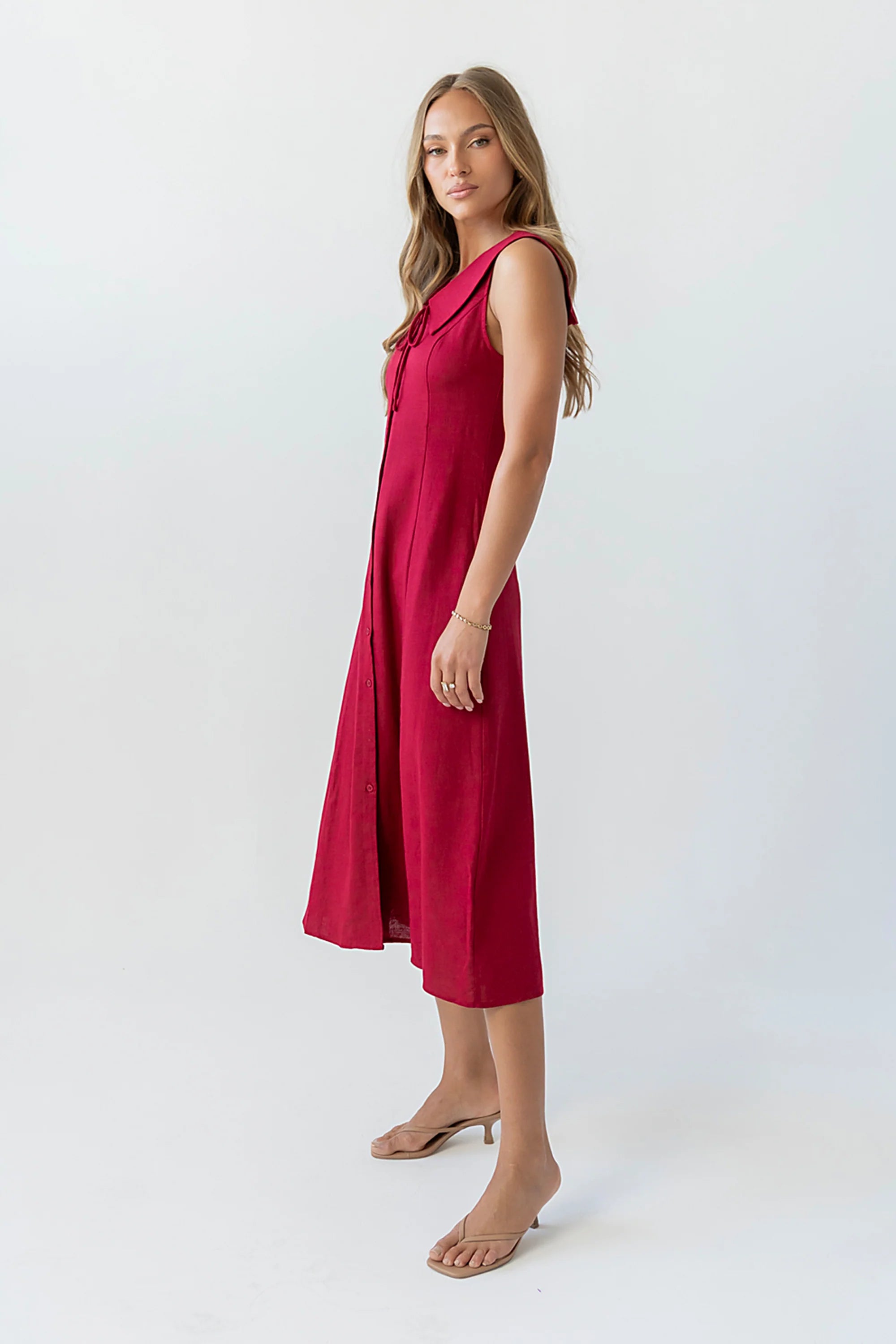 Danika Button Down Maxi Dress