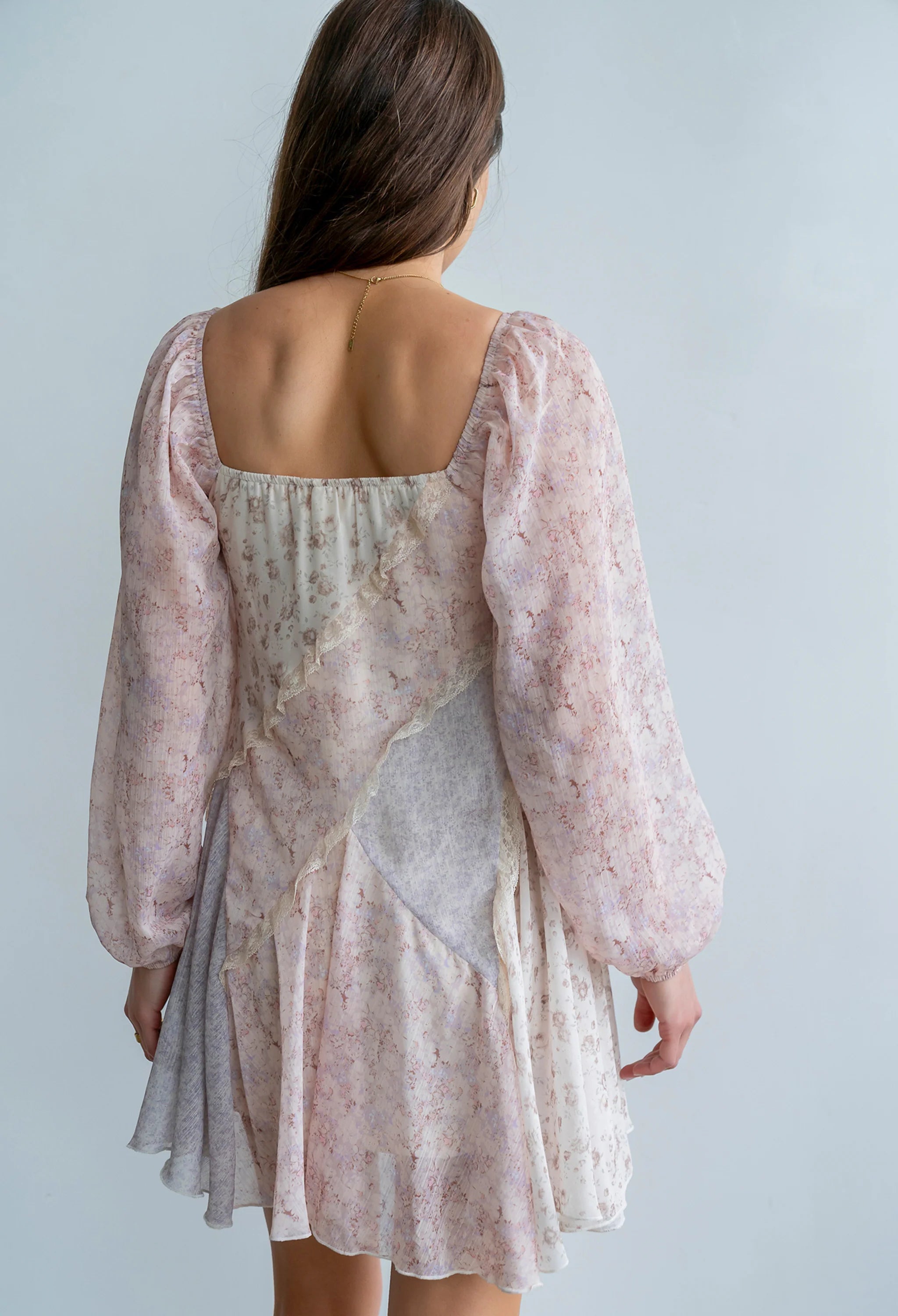 Bree Patchwork Mini Dress