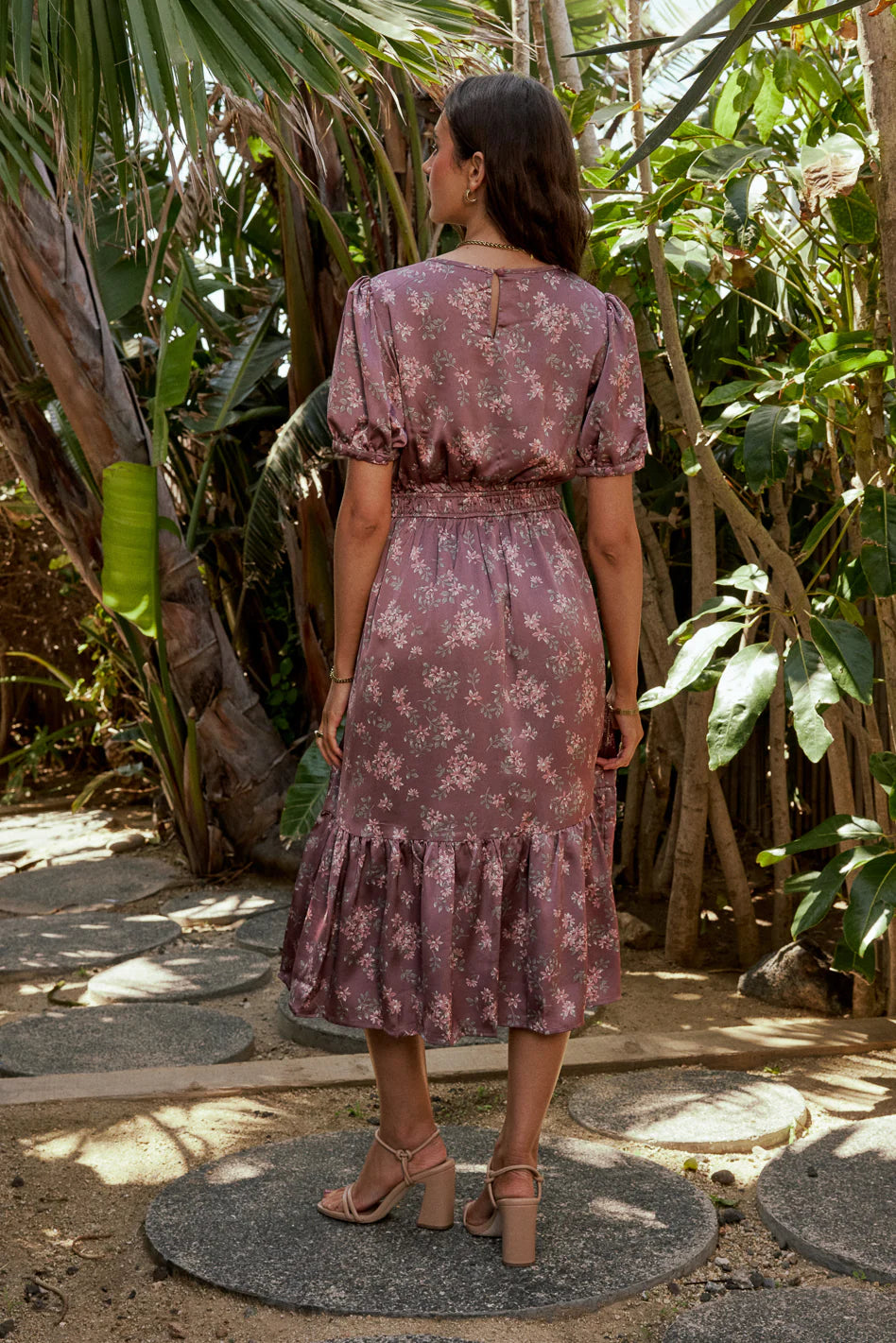Quinlan Floral Midi Dress FINAL SALE