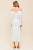 RUSTIC RETREAT IVORY SWEATER DRESS FINAL SALE