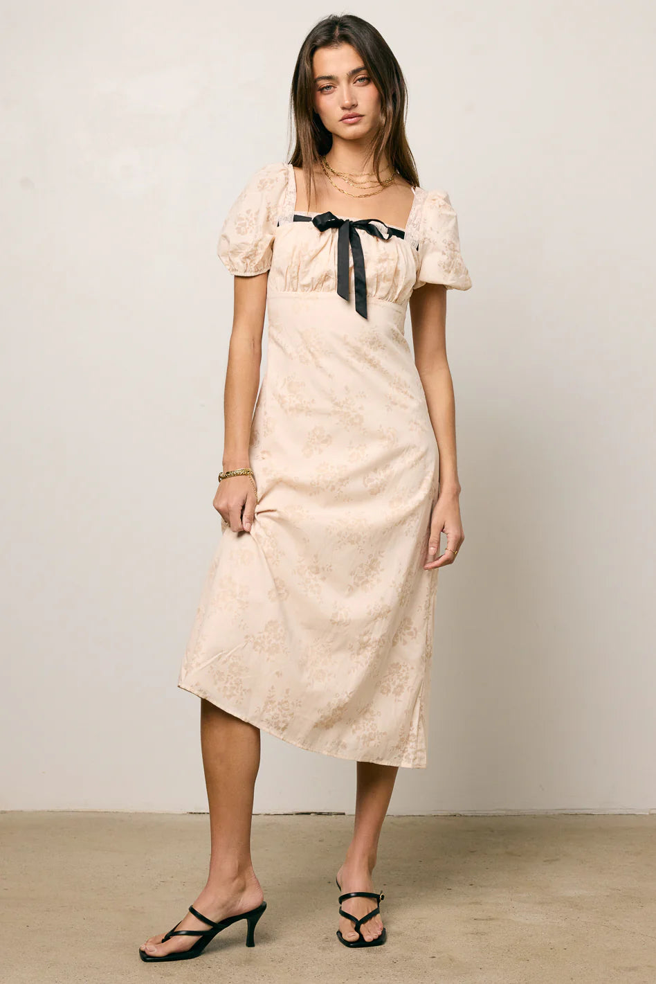 Mariah Floral Midi Dress FINAL SALE