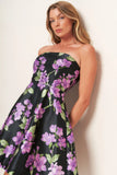 GARDEN PARTY CHIC WOVEN MINI DRESS
