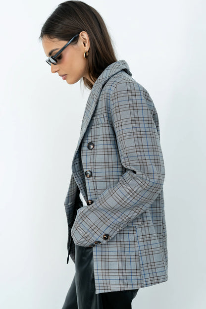 Daniel Mixed Media Blazer