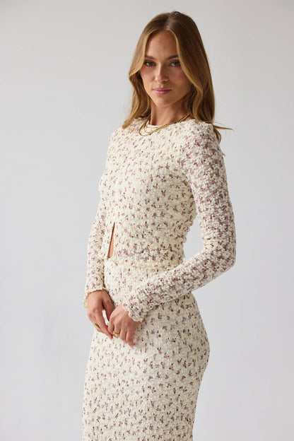 Reggie Floral Top in Multi