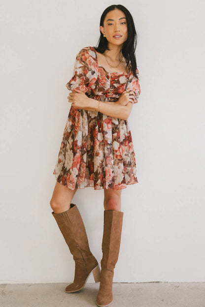 Jackee Floral Mini Dress FINAL SALE
