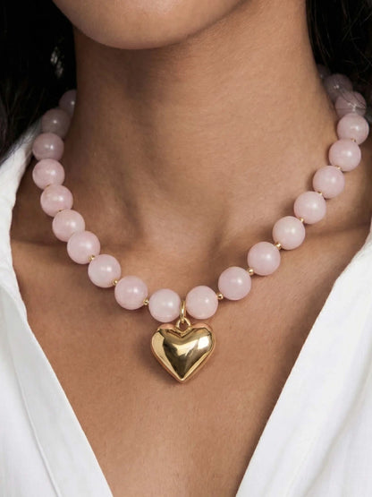 Luck and Love Rose Necklace