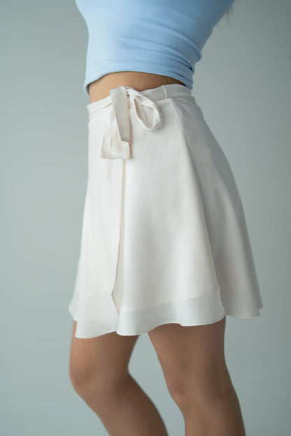 Marshall Wrap Mini Skirt