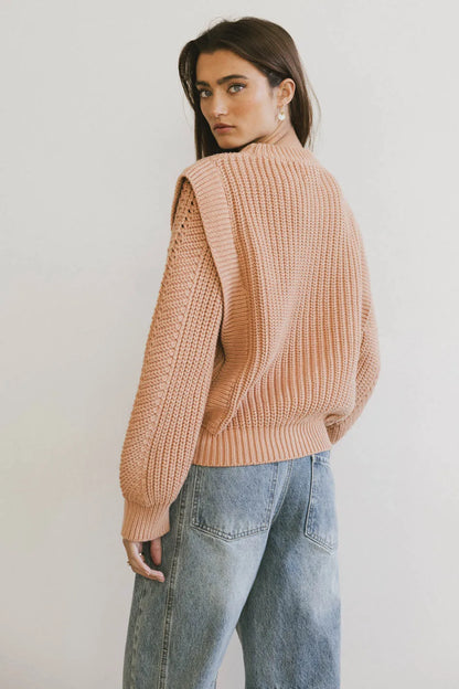 Dream Knit Sweater in Blush FINAL SALE