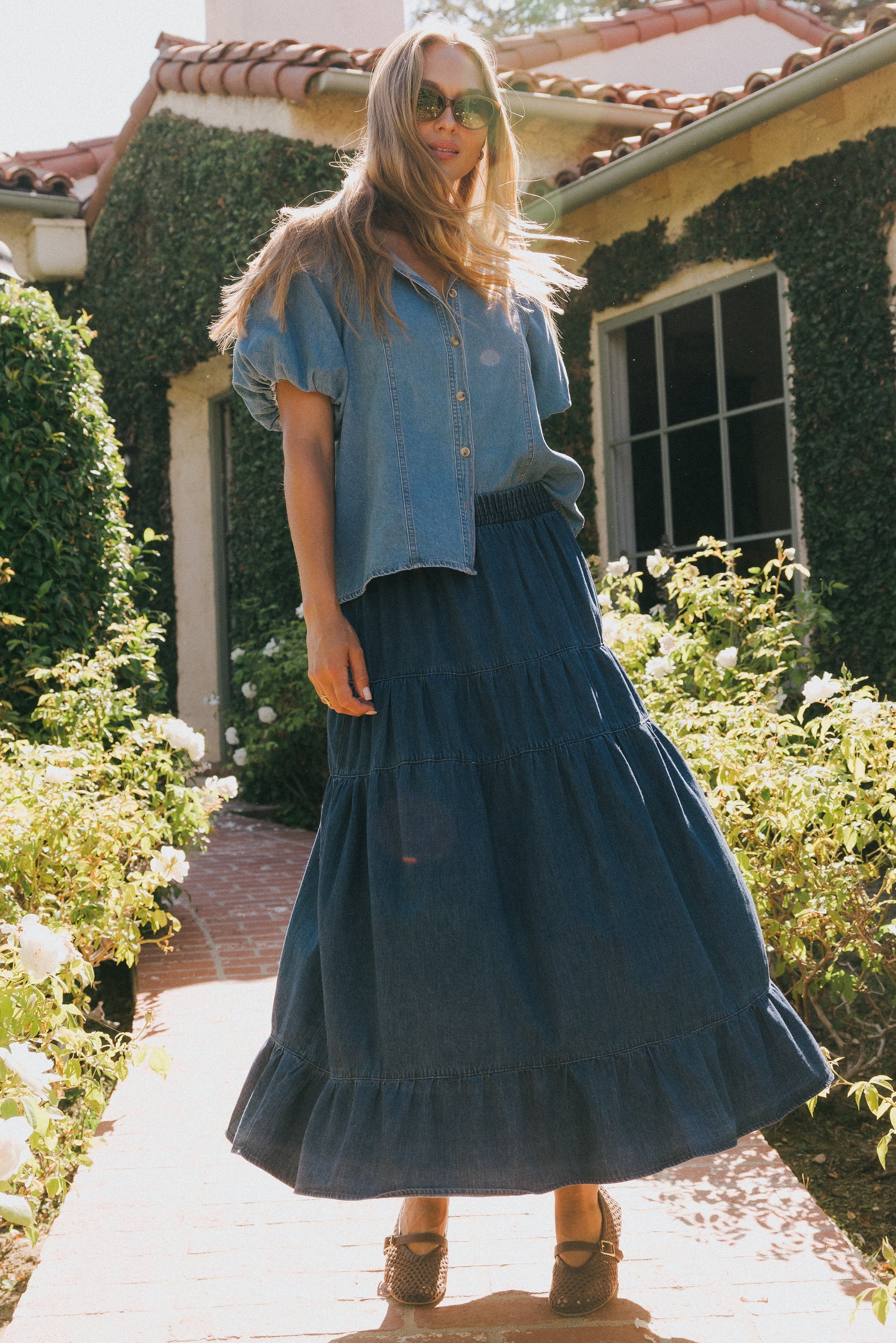 Salem Denim Button Up