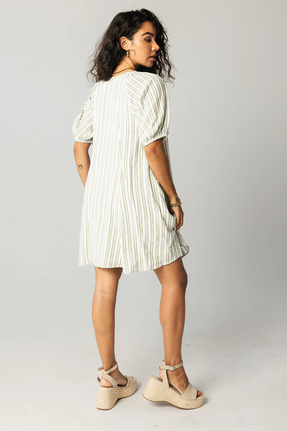 Jenny Striped Babydoll Dress FINAL SALE