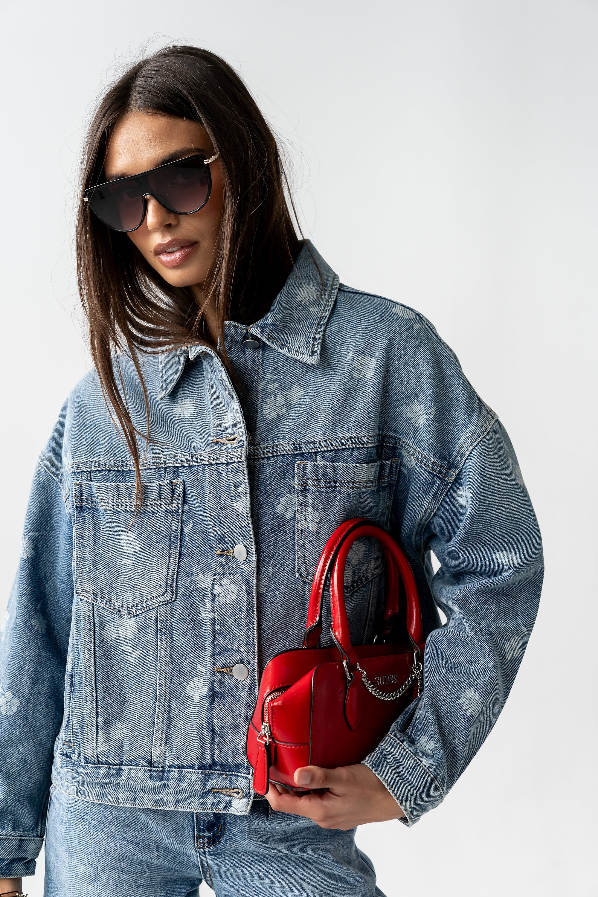 Carla Floral Denim Jacket