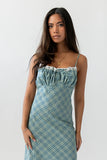 Mylee Plaid Maxi Dress