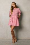 Liana Bow Tie Mini Dress FINAL SALE