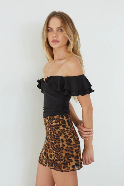 Lolita Off the Shoulder Ruffle Top