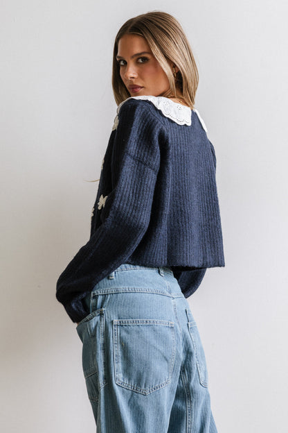 Ricky Embroidered Cardigan FINAL SALE