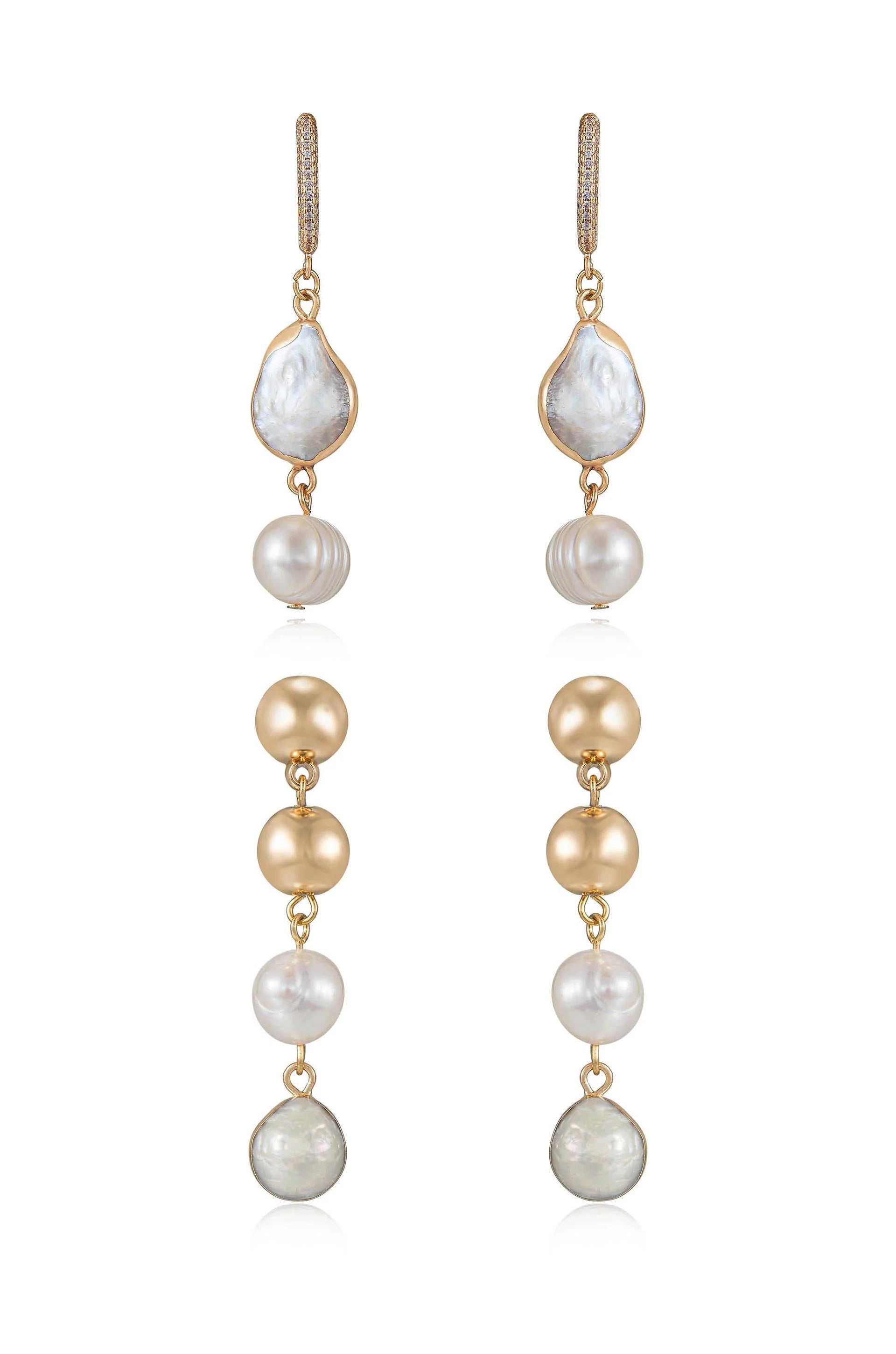 Duchess Pearl and Dangle Earrings
