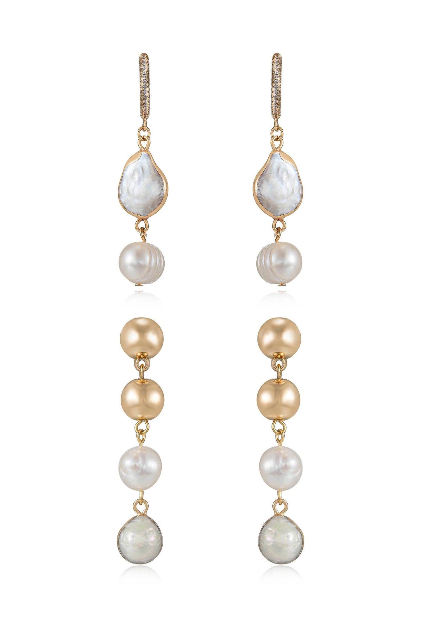 Duchess Pearl and Dangle Earrings