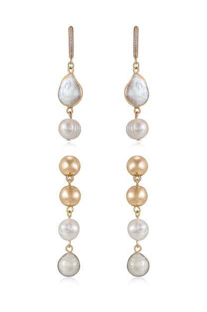 Duchess Pearl and Dangle Earrings