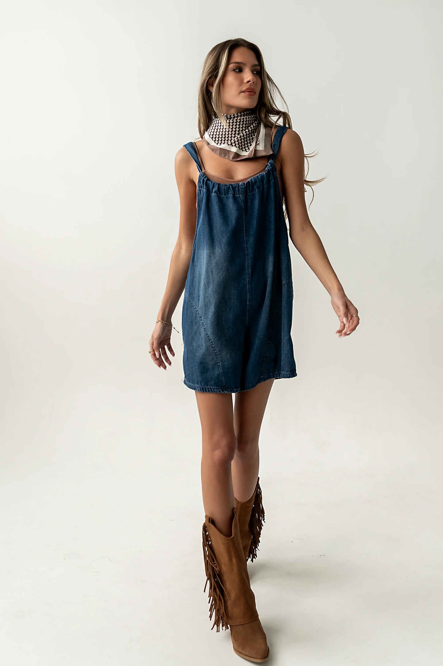 Quincey Denim Shortalls